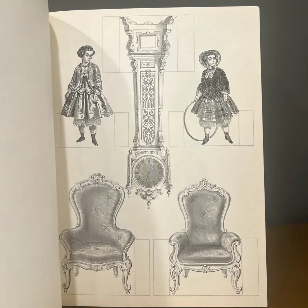 The Victorian Parlor Cut & Color Book‎ Unused Softcover 1975 Dover Publishing